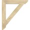 Ekena Millwork Traditional Slat Rough Sawn Bracket, Douglas Fir, 4"W x 28"D x 32"H BKT04X28X32TRA06RDF - alternate 3